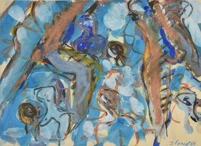 Jacques PONCET (1921-2012)

Baigneurs,1969

Technique...