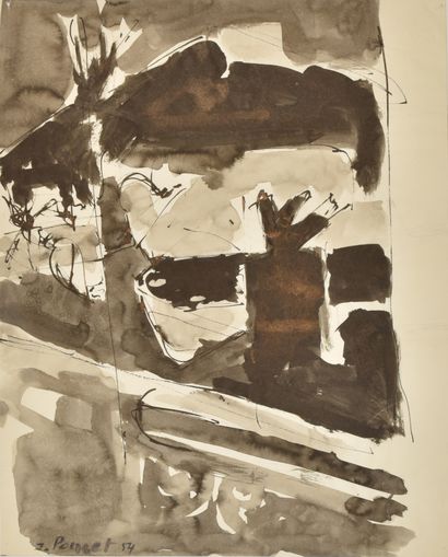 Jacques PONCET (1921-2012)

La fenêtre. 1954

Encre...