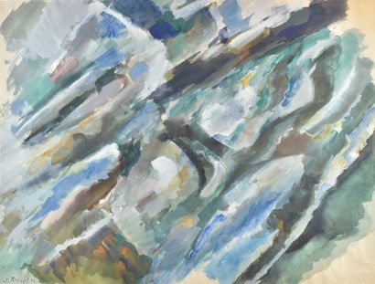 Jacques PONCET (1921-2012)

Composition,1956

Gouache...