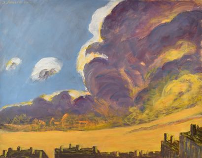 Jacques PONCET (1921-2012)

Les toits, 2000...