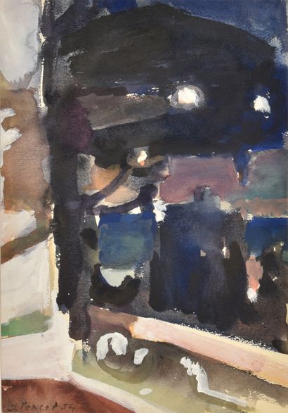 Jacques PONCET (1921-2012)

Sans titre. 1954

Gouache...