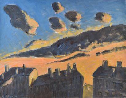 Jacques PONCET (1921-2012)

Les toits, 1999...