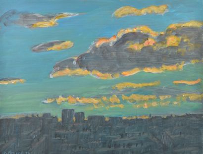 Jacques PONCET (1921-2012) 

Les toits, nuances...