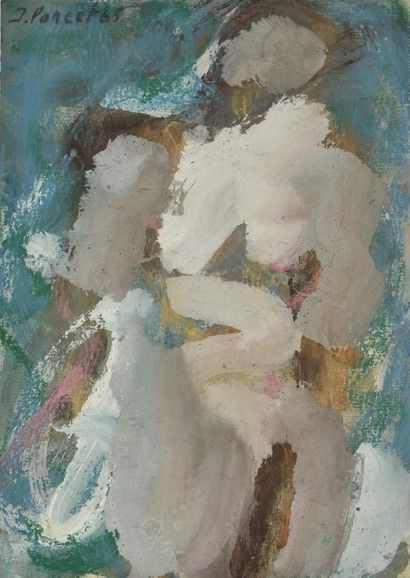 Jacques PONCET (1921-2012)

Femme,1965

Gouache...