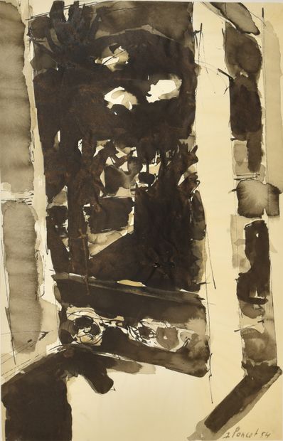 Jacques PONCET (1921-2012)

La fenêtre. 1954

Encre...