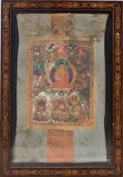 Thangka de bouddha 

Tibet, XVIIIème siècle

Dans...