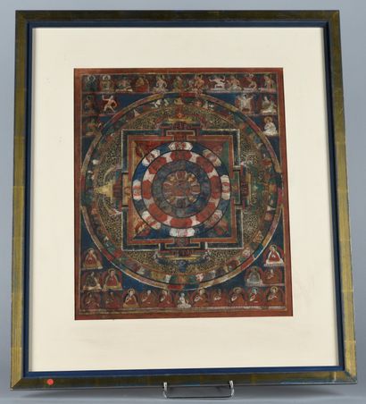 Thangka de Mandhala

Tibet, XVème siècle

39...