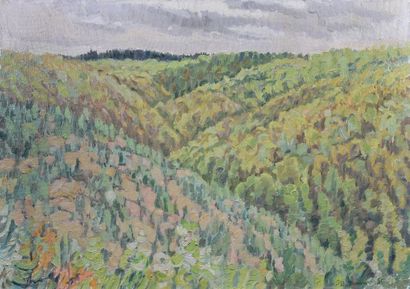 Roger BRAVARD (1923-2015)

Paysage boisé,...