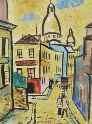 Pierre FAVRE (1906-1983)

Paris, rue animée...