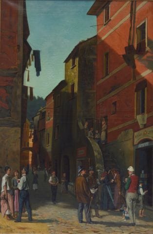 Adolph KNOPFF (1851-1917)

Rue animée à Florence...