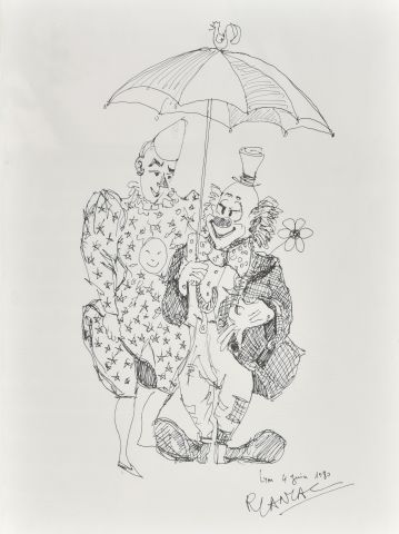 Roger LANZAC (1920-1996)

Les deux clowns...
