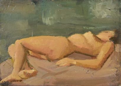French school of the 1950s

Rest, 1950

Oil...