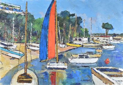 Roland HAMON (1909-1987)

Le petit port de...