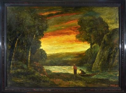 François DORIAS (1855-1936)

Walkers near...