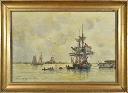 Léon LECLERC (1866-1930)

Coasts of Holland

Oil...