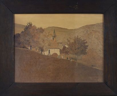 
Charles SPINDLER (1865-1938)




Hilly landscape...