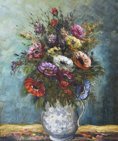 Robert MOGISSE (born in 1933)

Bunch of flowers

Oil...