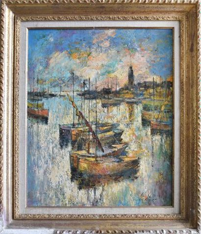 Vic STILLER (1902-1974)

Voiliers au mouillage...