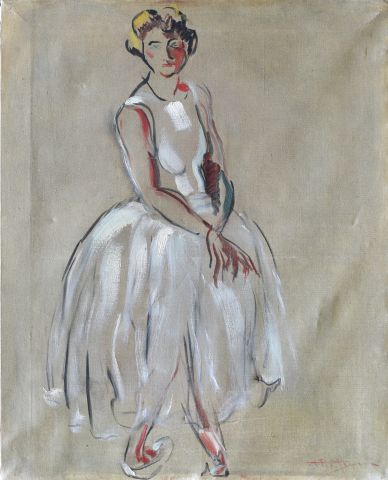 French school of the 1950s

Elegant woman...