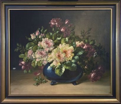 Émile GODCHAUX (1860-1938) 

Bouquet of roses...