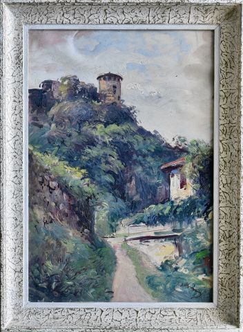 JULES KLING (1872-1949) 

Landscape with...
