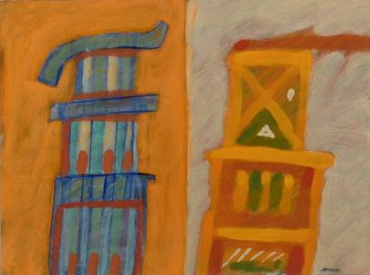 Louis SEROR (né en 1943)

Composition, 1997

Gouache...