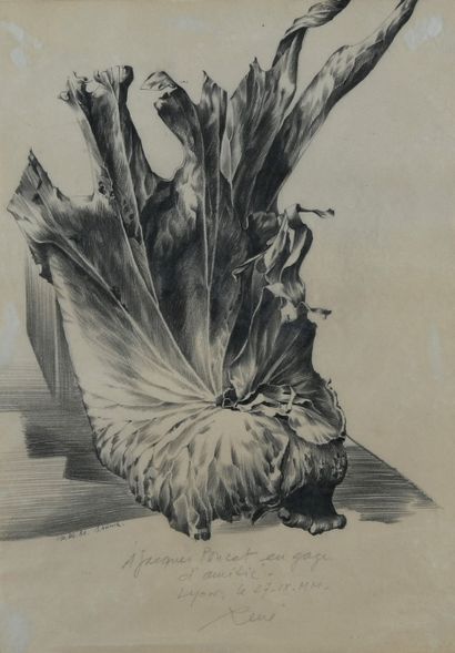 René MUNCH (1937)

Feuille, 1981.

Crayon...