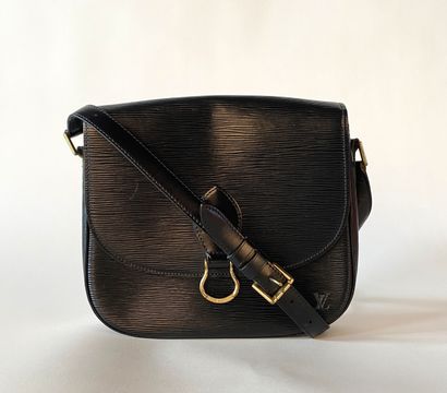 LOUIS VUITTON. Saint Cloud bag in black epi...