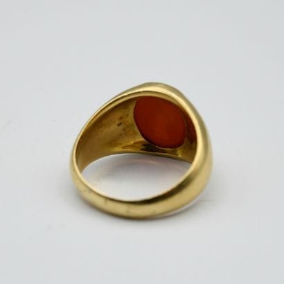 Chevalière decorated with an intaglio on...