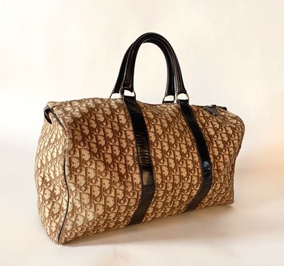 CHRISTIAN DIOR. Dior Oblique brown / ecru...