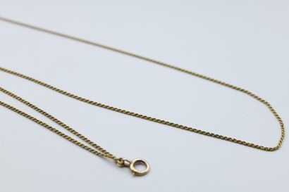 Large yellow gold chain 750‰ twisted mesh.

Hallmark...