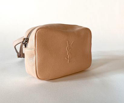 SAINT LAURENT. Small Lou belt bag in pinkish...