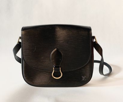 LOUIS VUITTON. Saint Cloud bag in black epi...