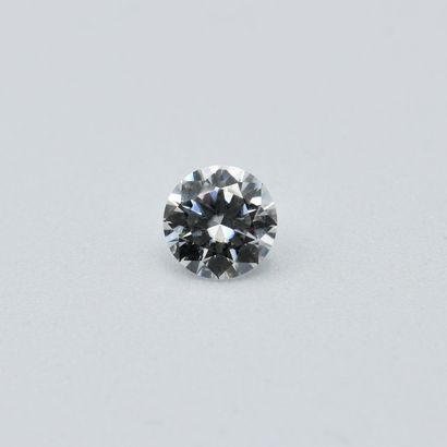 Moissanite on paper, round size of about...