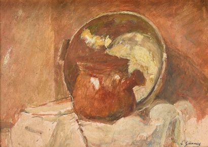 Leon GARRAUD (1877-1961)

Copper basin and...