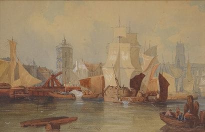 E. CHATELAIN (French school of the mid-19th...