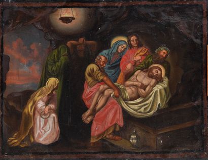 19th century school

The Entombment

Oil...