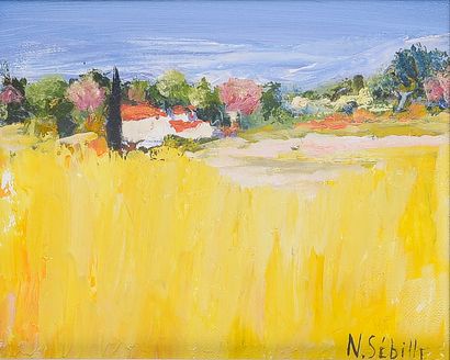 Nicole SÉBILLE (born in 1949) 

Landscape...