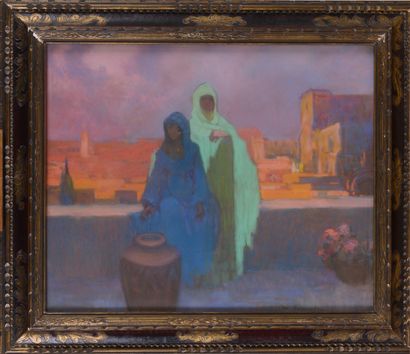 Marcel FEGUIDE (1890-1968)

Two women on...