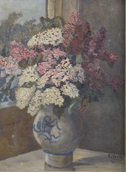 F. CLESSE (XXe)

Bouquet de lilas, 1933

Huile...
