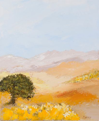 Michel GAMRACYJ (XX-XXI) 

Landscape of Haute-Provence....
