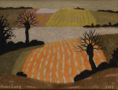 André EVEN (1918-1996)

Paysage. 1969

Pastel...