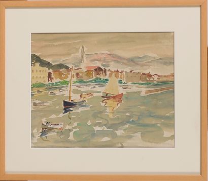 Paul Louis SALVAN (1877-1962)

Port de méditerranée...