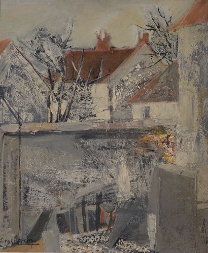 Claude GROSPERRIN (1936-1977)

Roofs in winter

Oil...