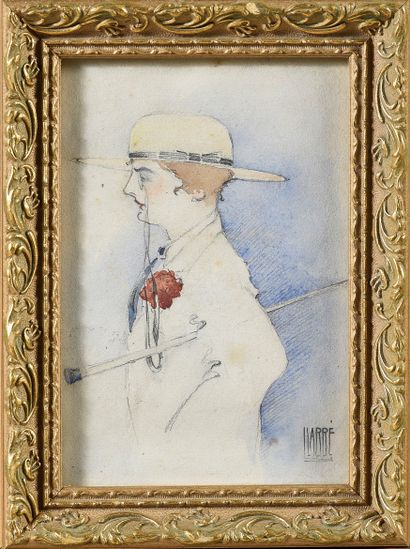 L. LABBÉ (XXth)

Portrait of a dandy

Watercolor...