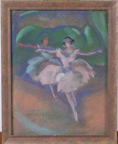 Charles GIR (1883-1941)

Two ballet dancers

Pastel,...