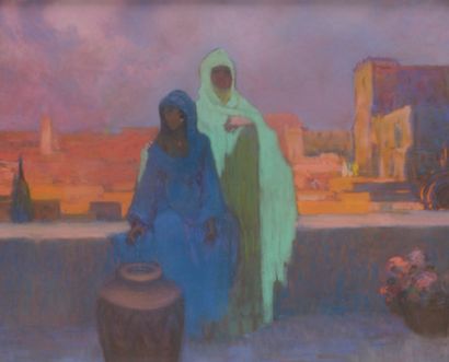 Marcel FEGUIDE (1890-1968)

Two women on...