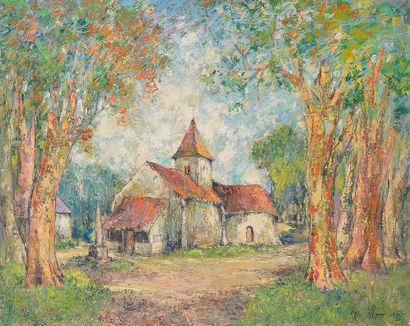 Vic STILLER (1902-1974)

La petite église

Huile...
