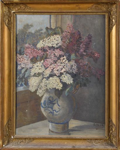 F. CLESSE (XXe)

Bouquet de lilas, 1933

Huile...