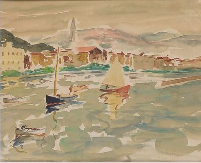 Paul Louis SALVAN (1877-1962)

Port de méditerranée...